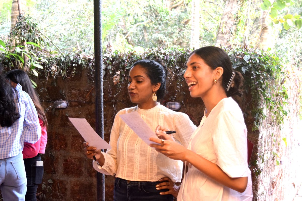 Members presenting at WiTG meetup